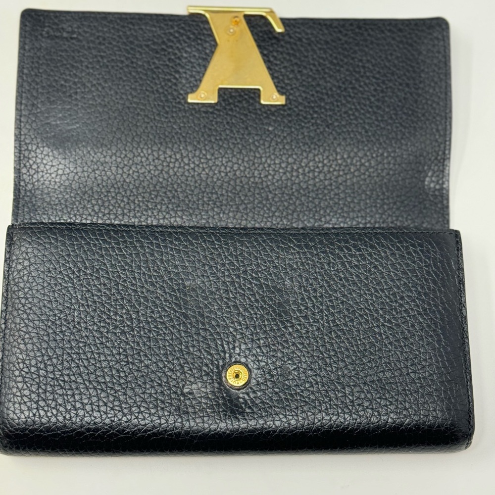 💯Authentic Louis Vuitton Capucines GM black Noir Tote Bag - Picture 13 of 14